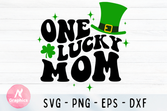 Download One Lucky Mom SVG - Mom svg Collection