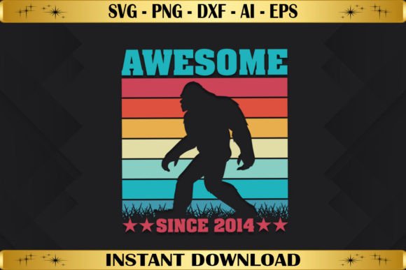Download Awesome Since 2014 Vintage Bigfoot - 2014 Collection