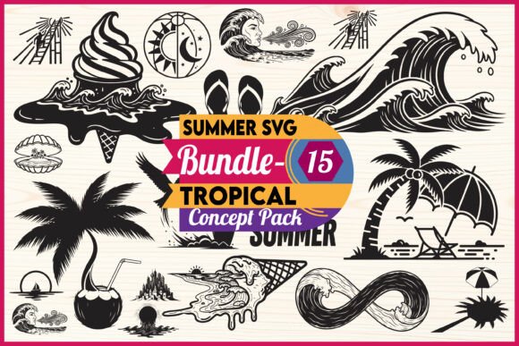 Download Summer Tropical SVG Bundle - Premium Bundle