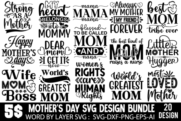 Download Mother's Day SVG Bundle, Mom SVG - Mom svg Collection