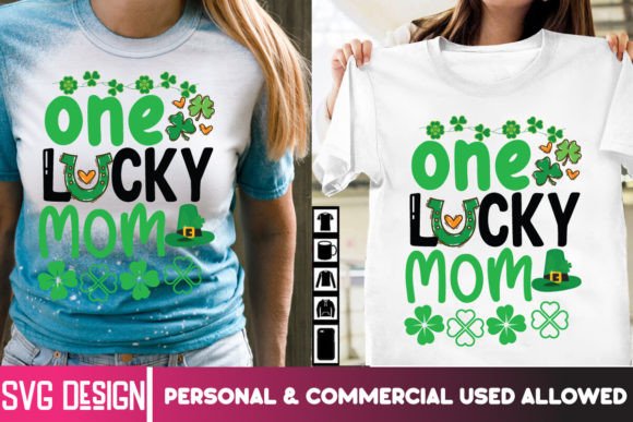 Download One Lucky Mom SVG Cut File - Mom svg Collection